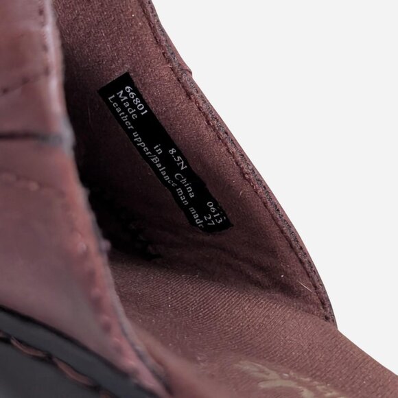 Clarks Women's Brown and Burgundy Mules - Size 8.5 Narrow - Picture 3 of 4